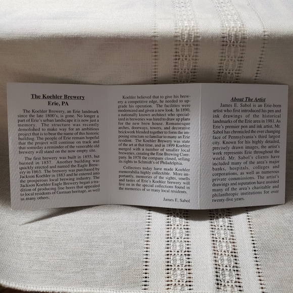 James Sabol and Wendell August Forge 2006 Bronze Koehler Brewery Ornament - Picture 8 of 12